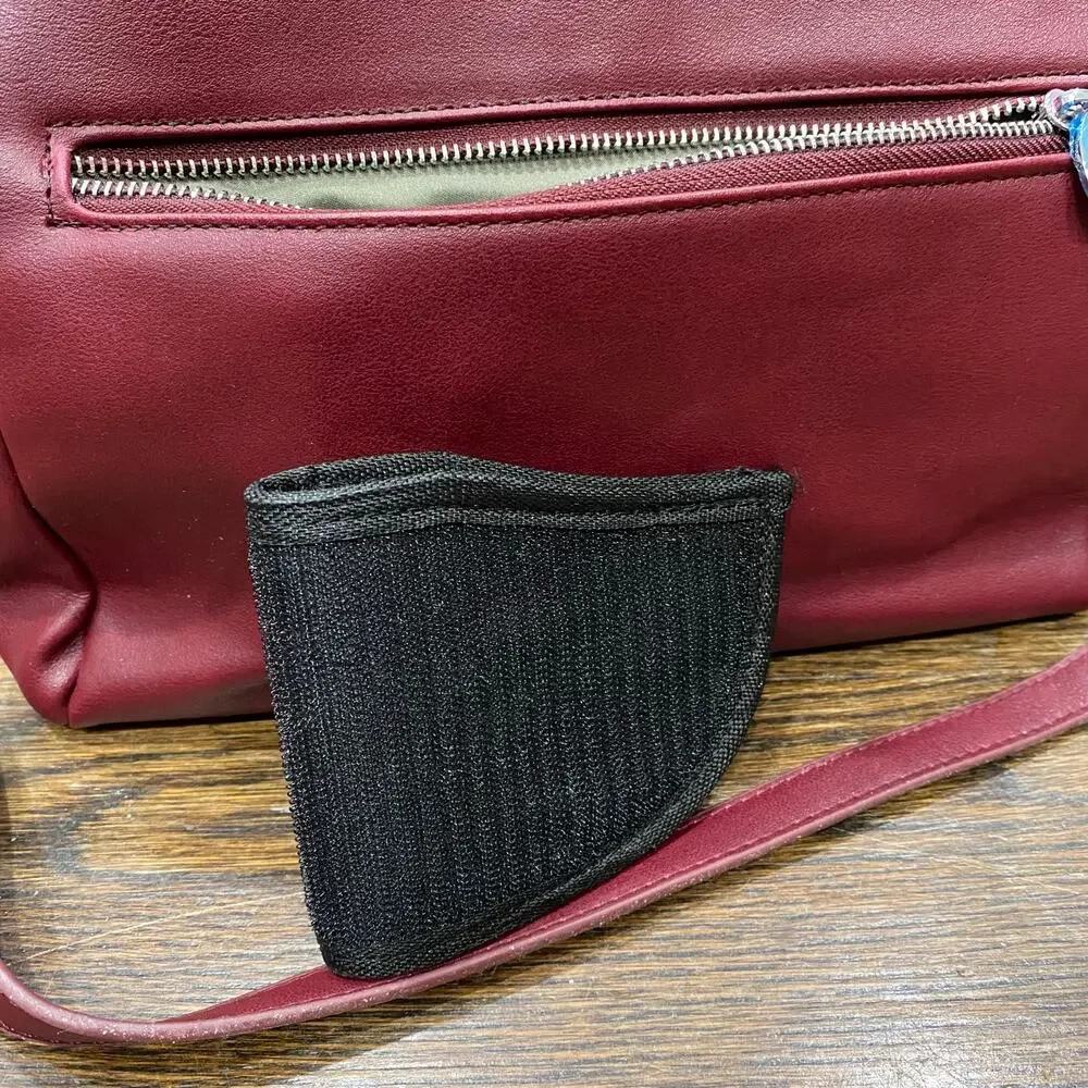 Damsel In Defense Concealed Carry Purse Cranberry Janie’s Gotta Crossbody Bag - Picture 9 of 16